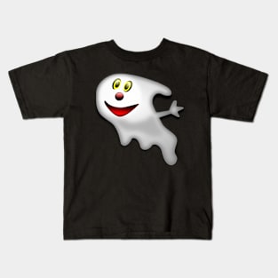 Halloween Flying Ghost Kids T-Shirt